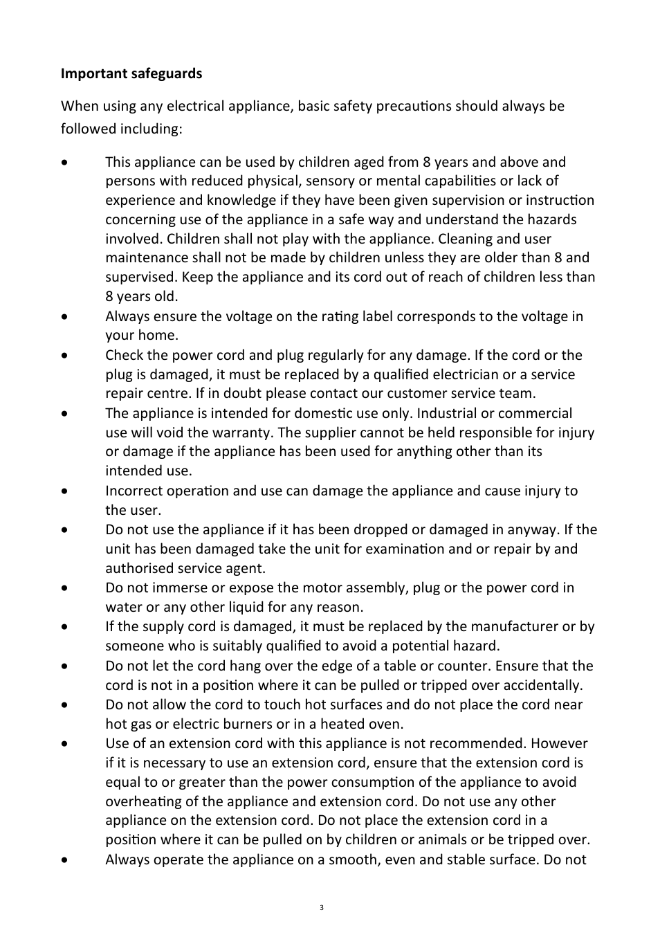 Andrew James AJ000006 Double Hob User Manual | Page 3 / 7