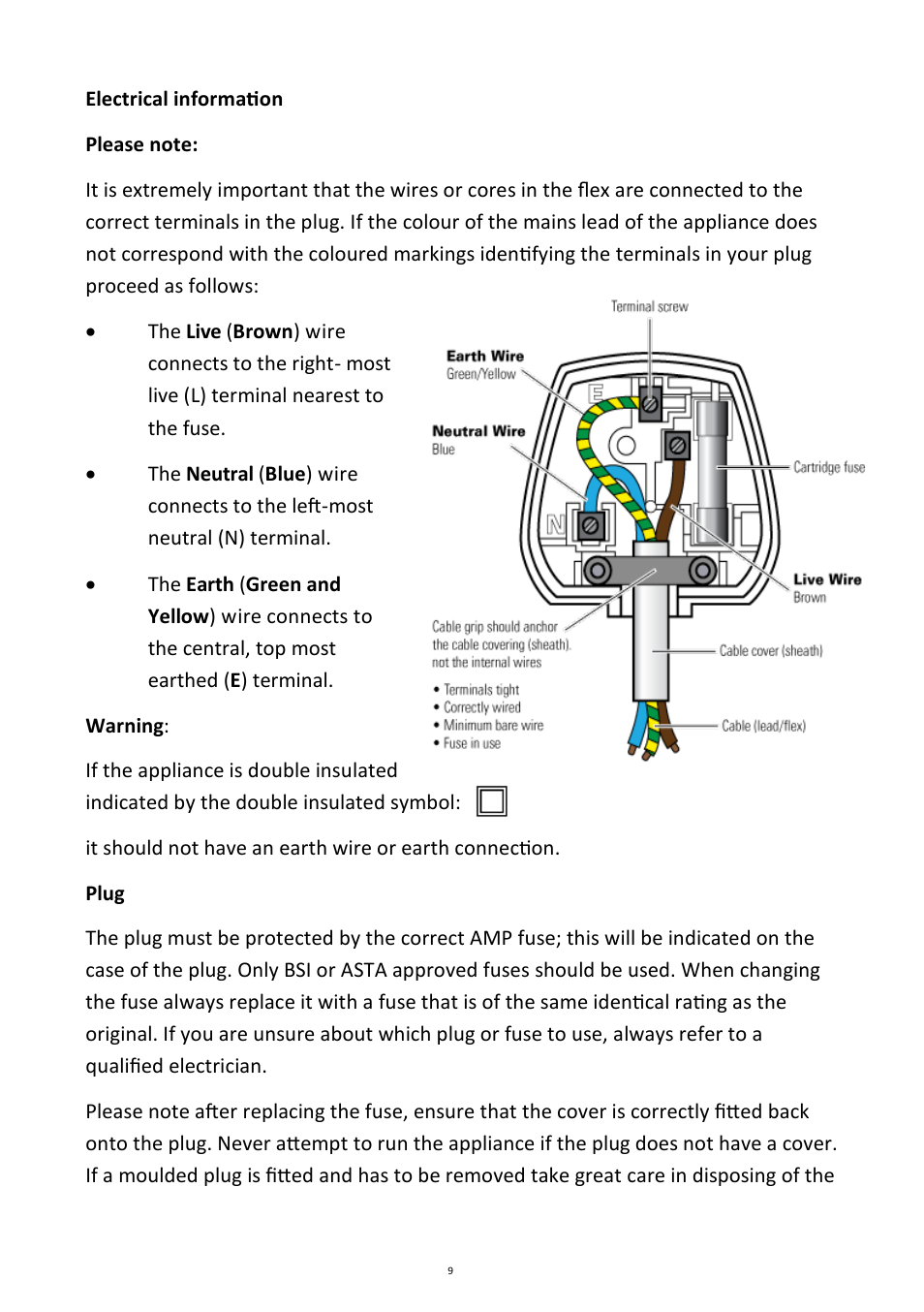 Andrew James AJ000127 Double Induction Hob User Manual | Page 9 / 12