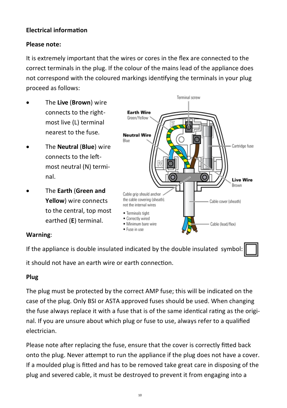 Andrew James AJ000207 Luxury Rustic Stone Raclette RA11F/RA11S/RA11SA User Manual | Page 10 / 12