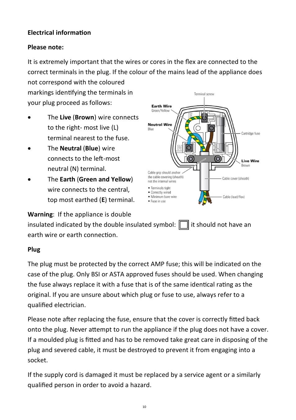 Andrew James AJ000302 Deluxe Barbeque Grill User Manual | Page 10 / 13