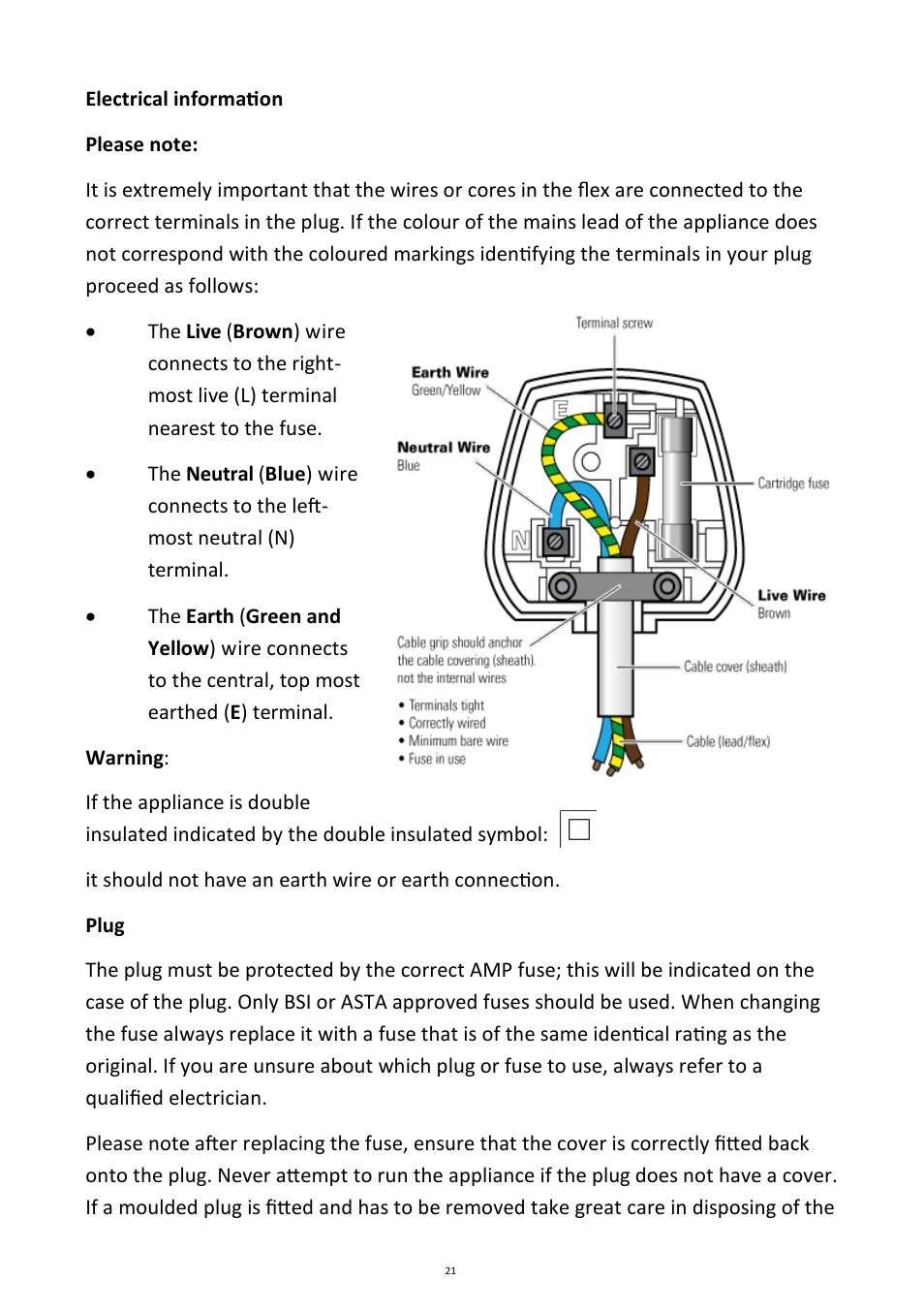 Andrew James AJ000266 Multifunctional Roaster User Manual | Page 21 / 22