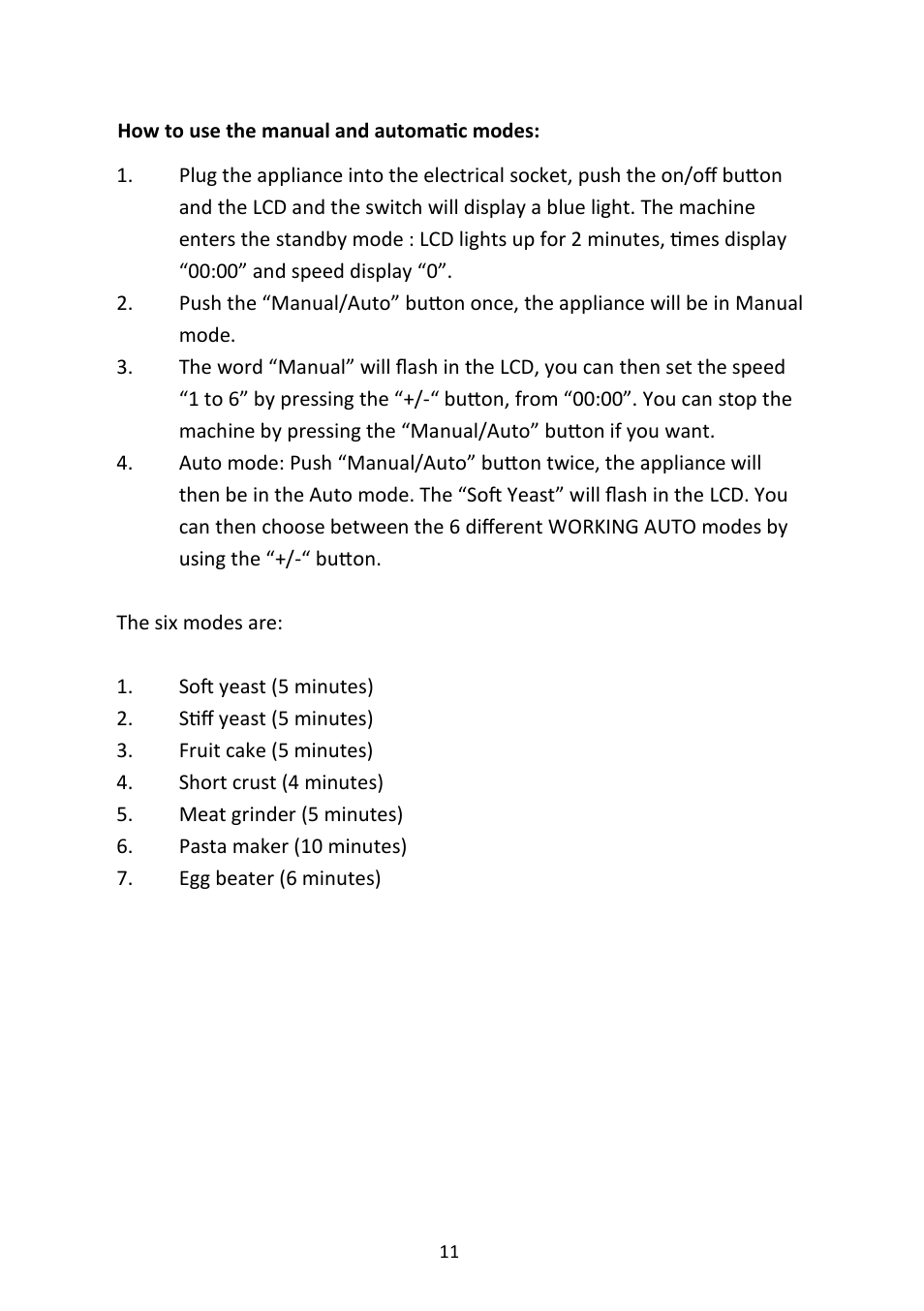 Andrew James AJ000229 Ultimate 7 Litre Food Mixer Package User Manual | Page 11 / 19