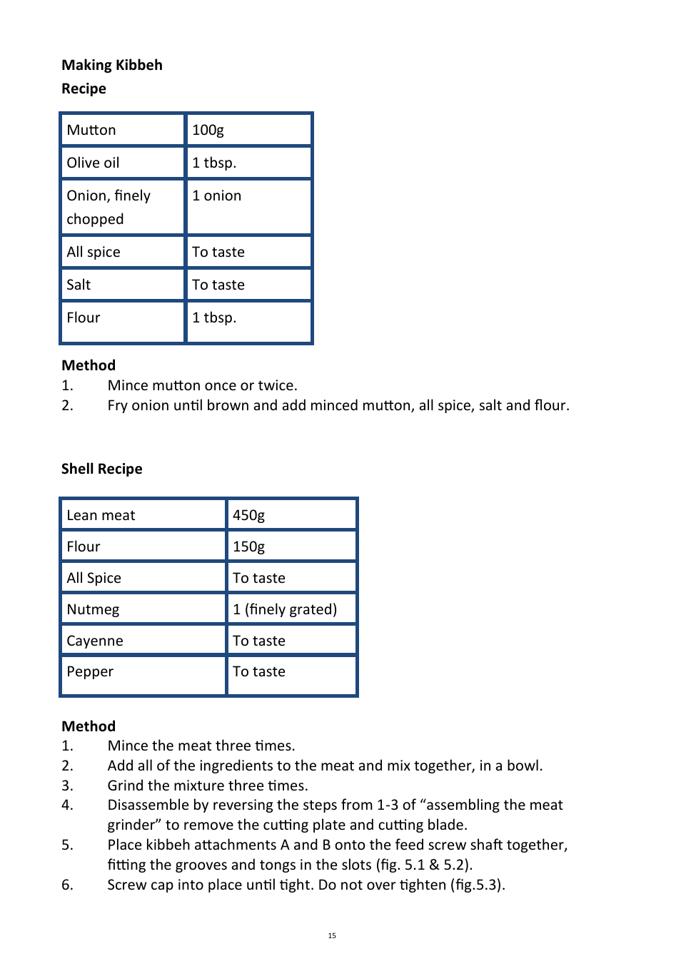 Andrew James AJ000224 5.2 Litre Multifunctional Food Mixer User Manual | Page 15 / 25