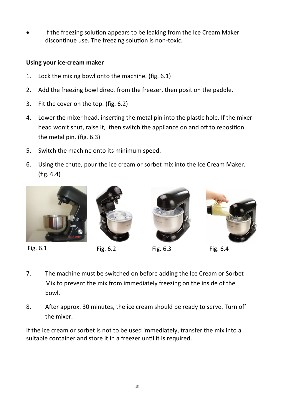 Andrew James AJ000224 5.2 Litre Multifunctional Food Mixer User Manual | Page 18 / 25