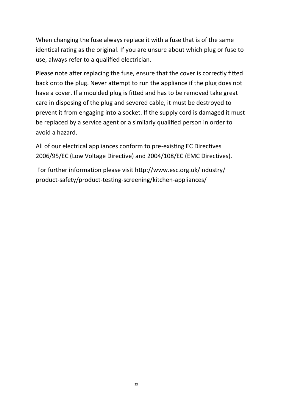 Andrew James AJ000161 5.2 Litre Food Mixer User Manual | Page 23 / 24