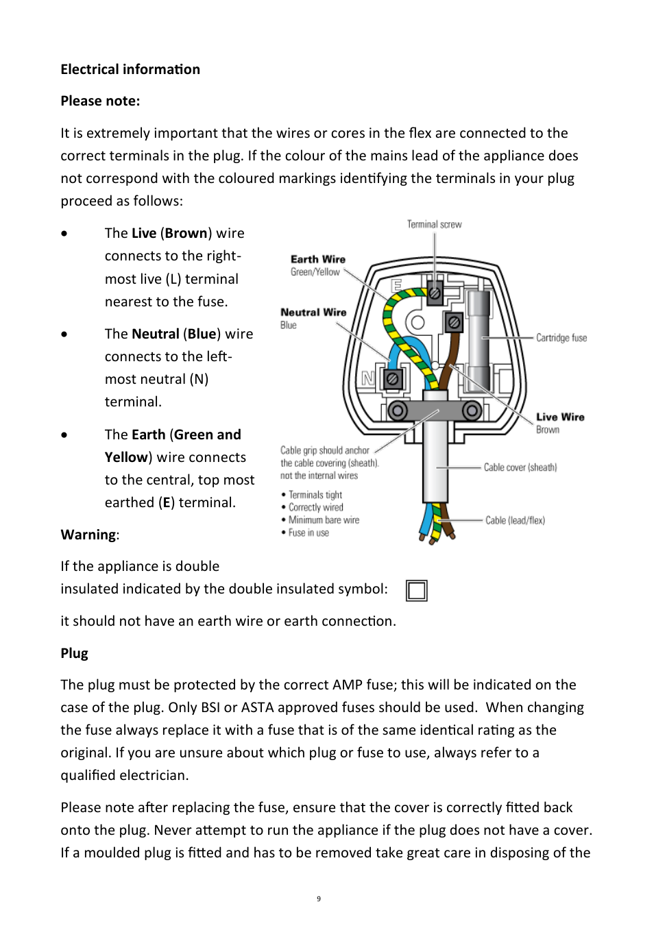 Andrew James AJ000131 Hand Mixer User Manual | Page 9 / 10