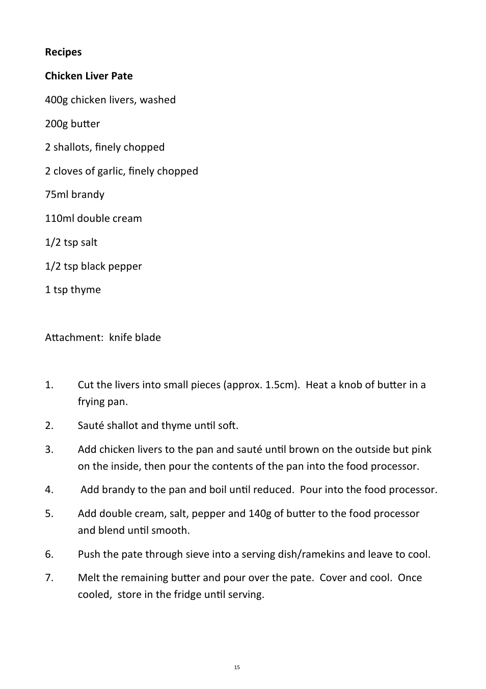 Andrew James AJ000233 Multifunctional Food Processor User Manual | Page 15 / 28
