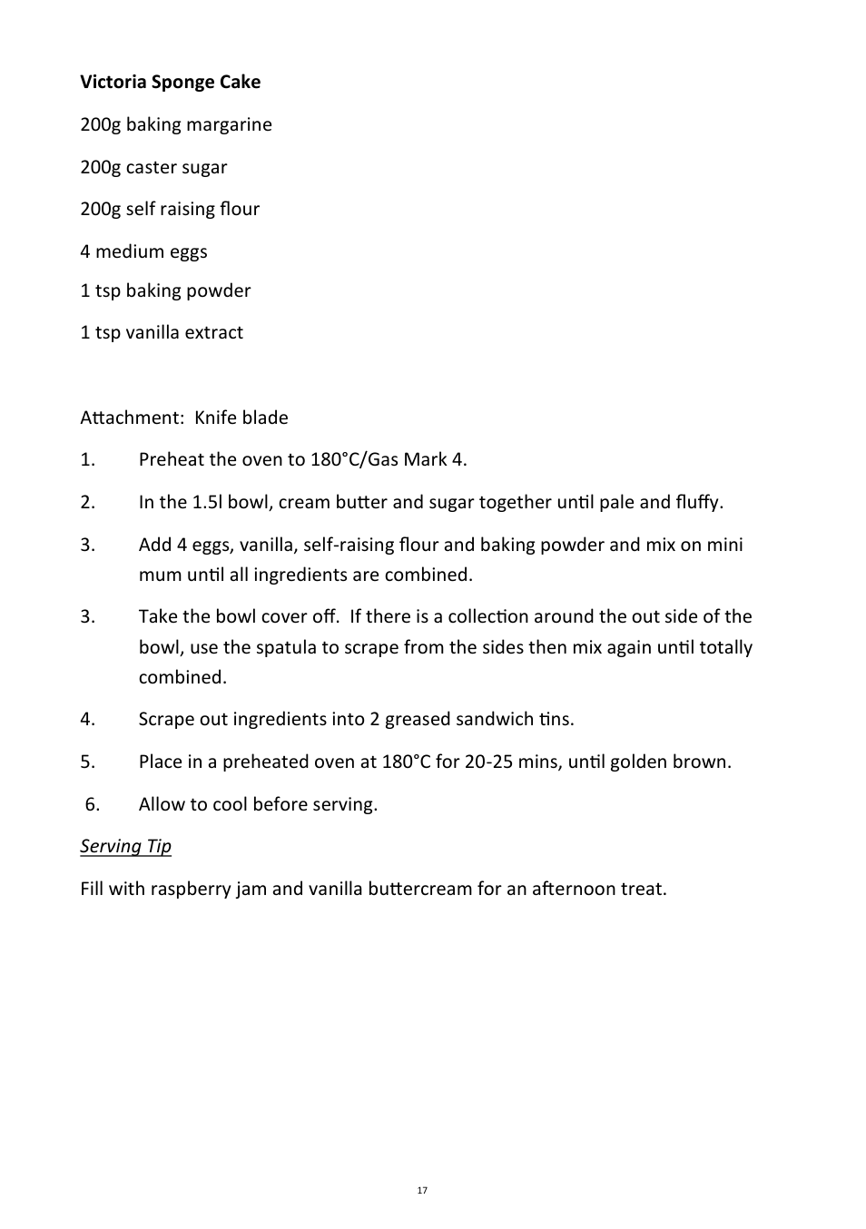 Andrew James AJ000233 Multifunctional Food Processor User Manual | Page 17 / 28