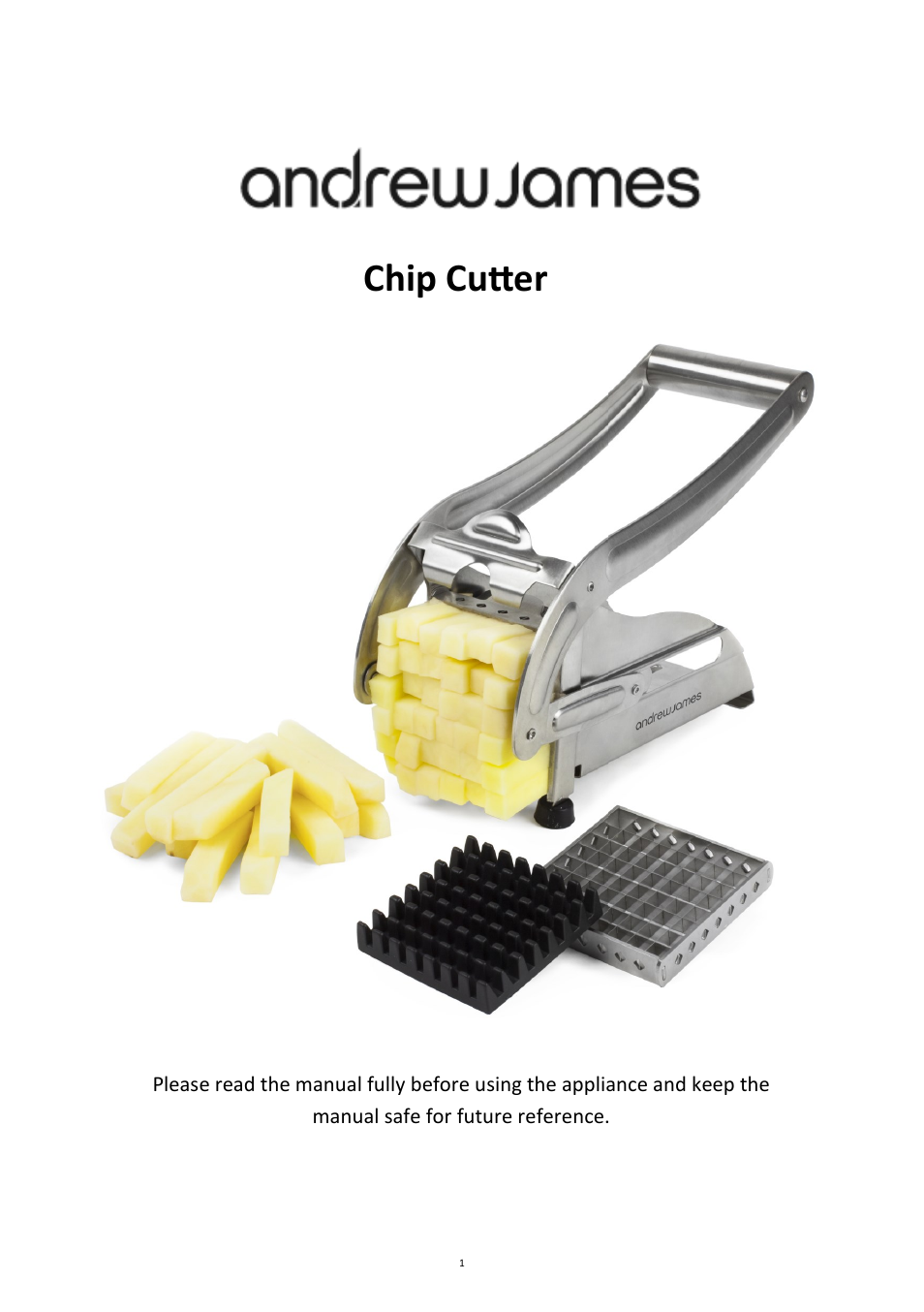 Andrew James AJ000304 Potato Cutter User Manual | 3 pages