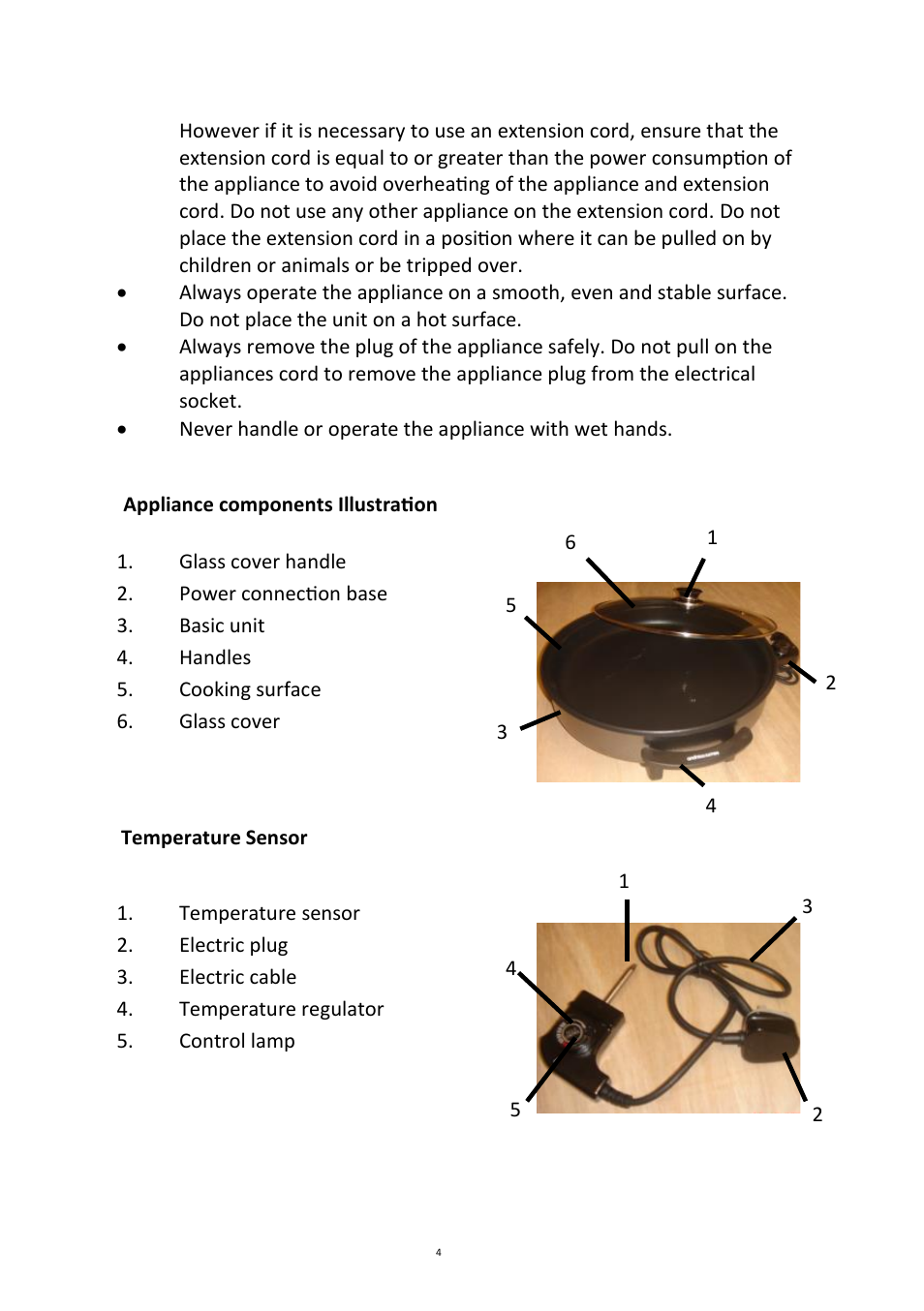 Andrew James AJ000477 Multi Cooker User Manual | Page 4 / 13