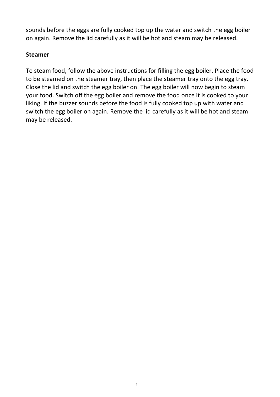 Andrew James AJ000050 Egg Boiler User Manual | Page 4 / 7