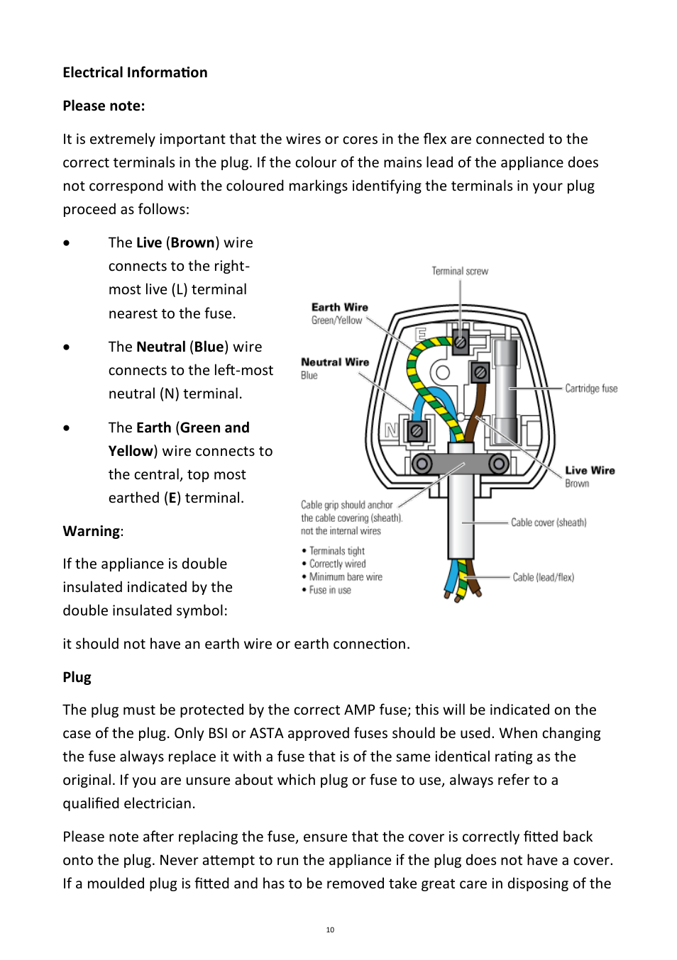 Andrew James AJ000011 Belgian Waffle Maker with Waffle Mix User Manual | Page 10 / 11