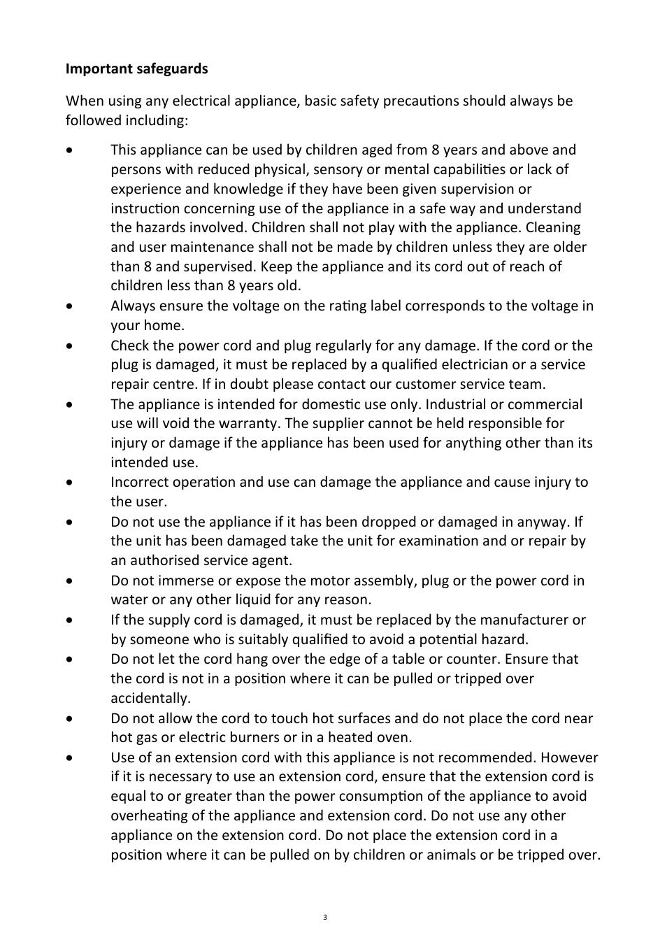 Andrew James AJ000414 12 Doughnut Maker User Manual | Page 3 / 8
