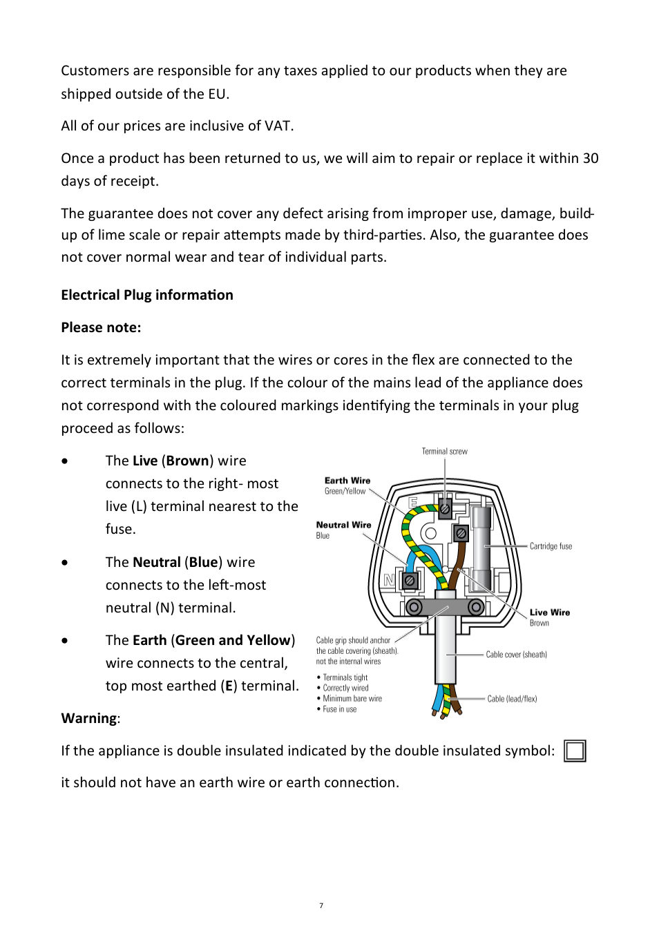 Andrew James AJ000414 12 Doughnut Maker User Manual | Page 7 / 8