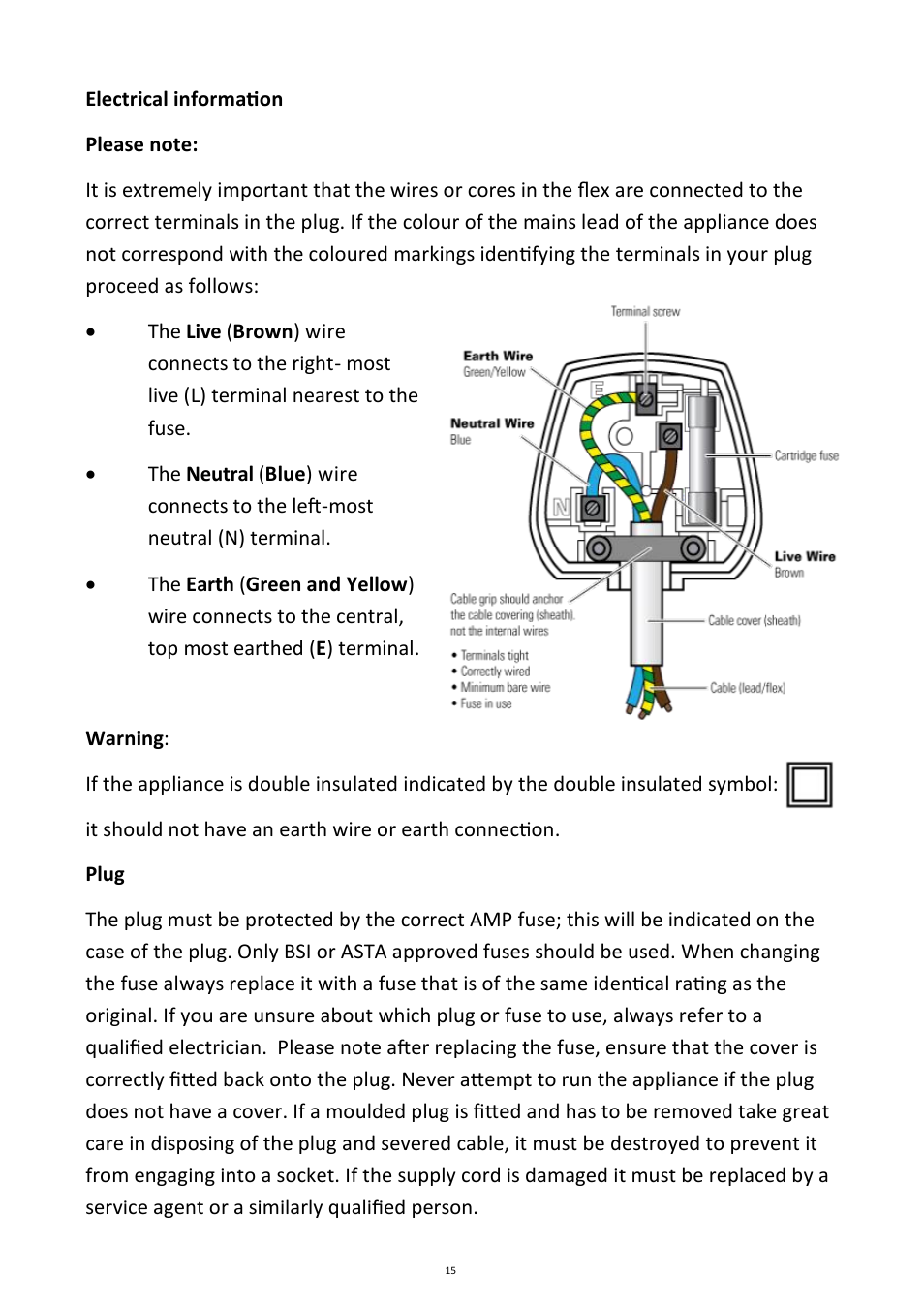 Andrew James AJ000420 Premium Digital 1.5L Ice Cream Maker User Manual | Page 15 / 16