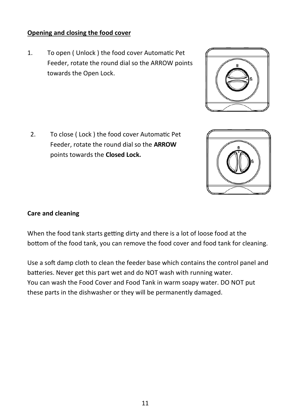 Andrew James AJ000079 90 Day Pet Feeder User Manual | Page 11 / 13
