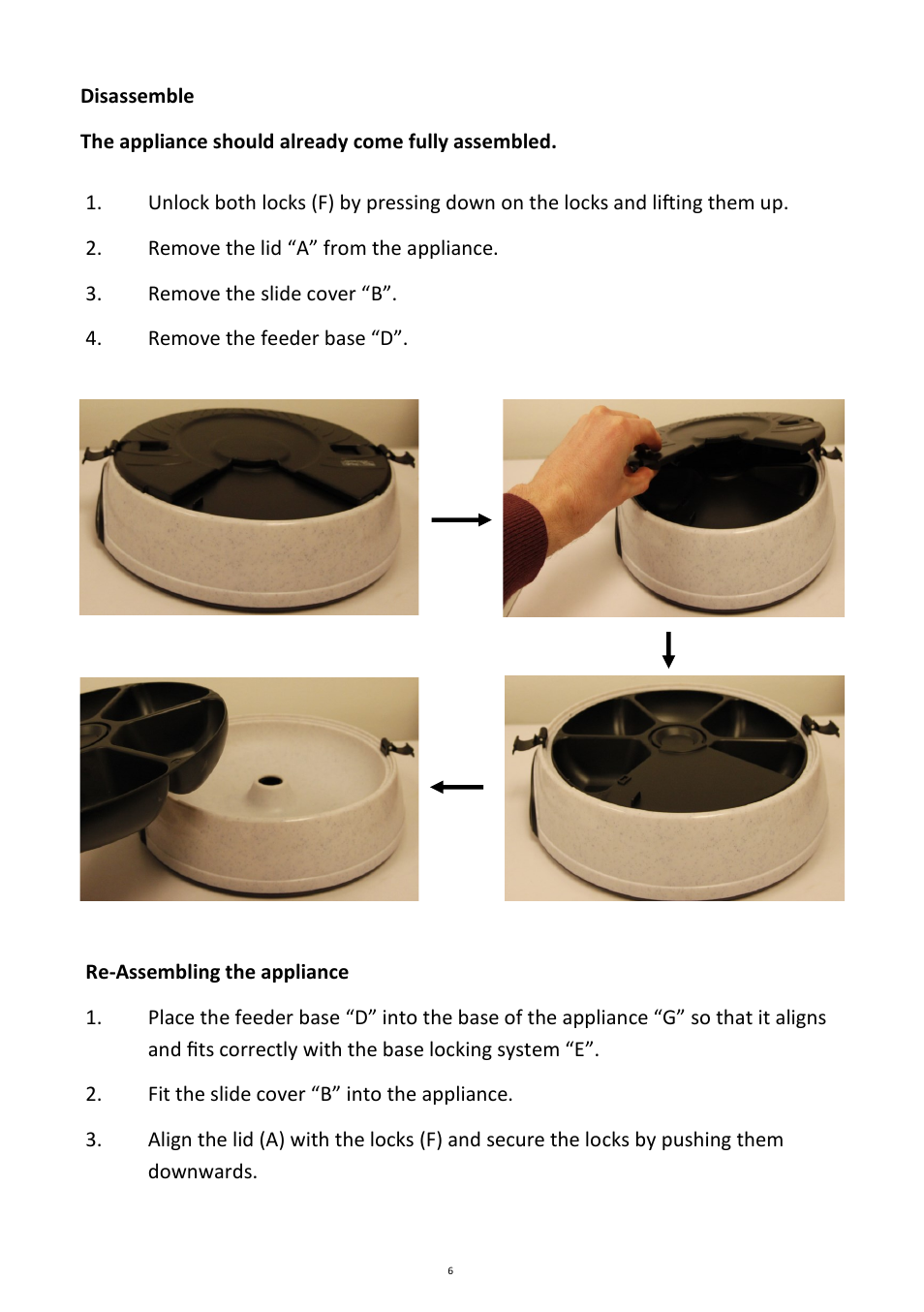 Andrew James AJ000285 6 Day Pet Feeder User Manual | Page 6 / 11