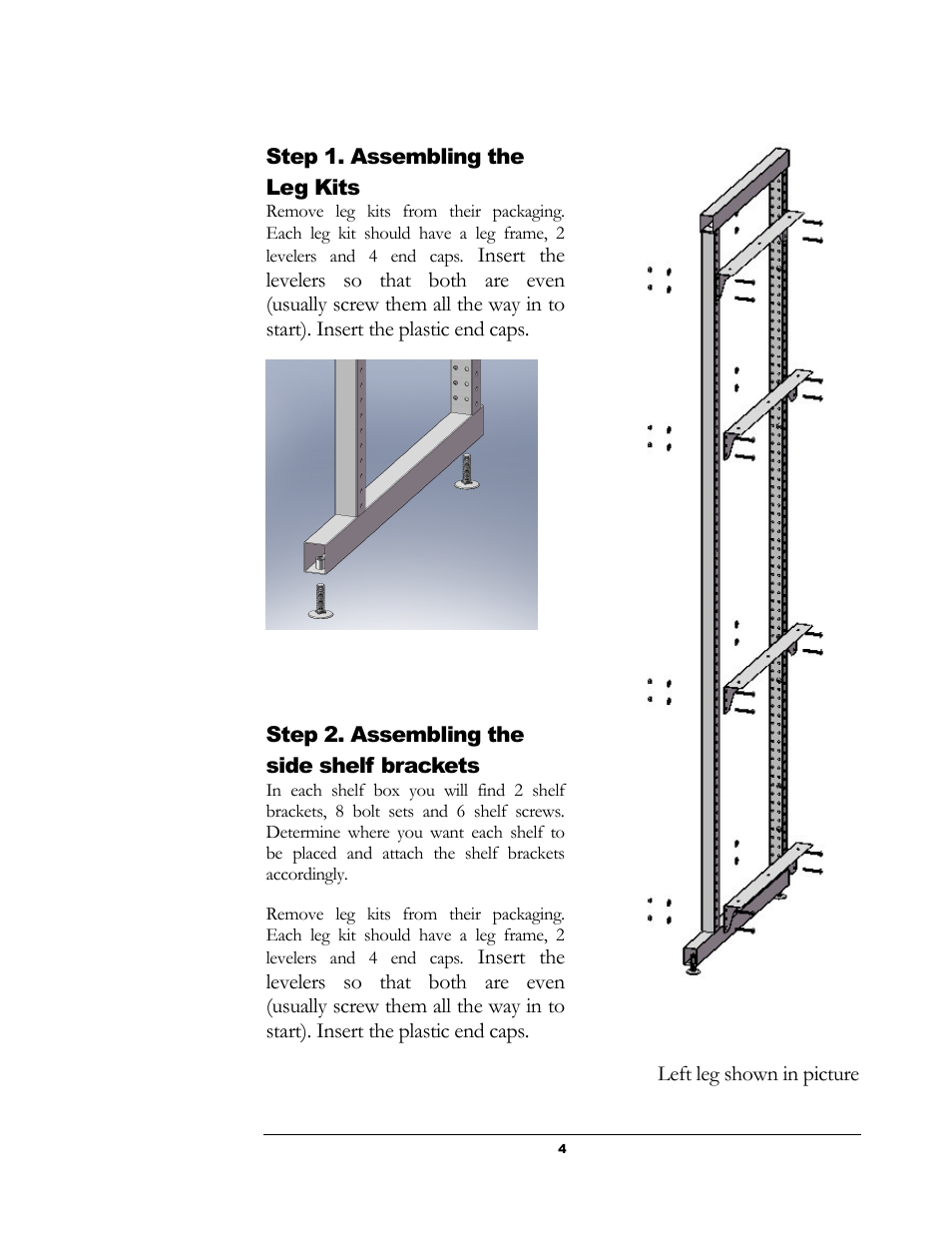 Kendall Howard 7100-1-100-xx Performance Plus Heavy Duty LAN Station User Manual | Page 4 / 13