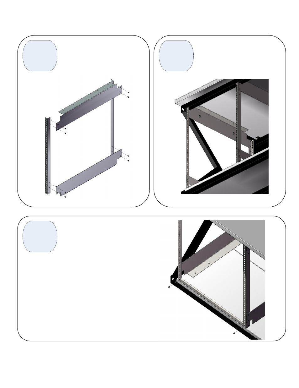 Kendall Howard 5200-3-600-13 LAN Station Racking System User Manual | 1 page