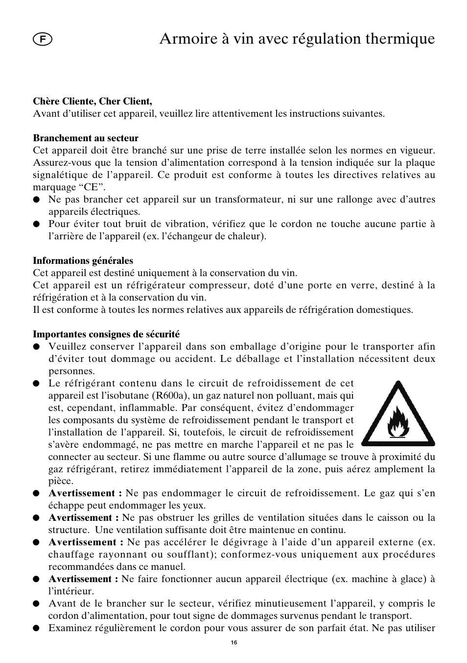 Armoire à vin avec régulation thermique | SEVERIN KS 9886 User Manual | Page 16 / 88