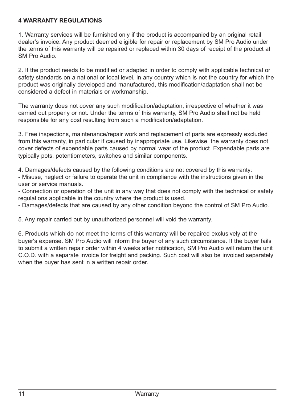 SM Pro Audio MC04: Ribbon Microphone User Manual | Page 11 / 12