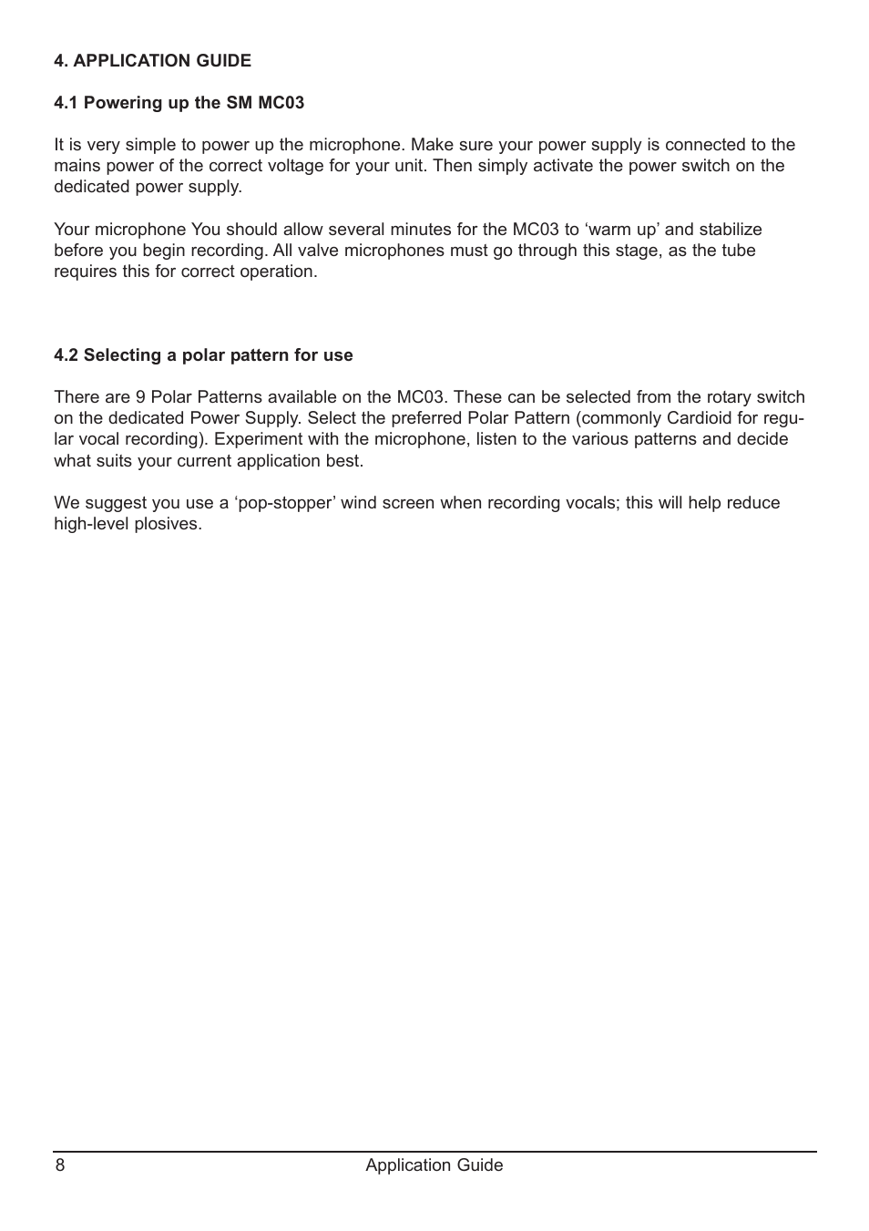 SM Pro Audio MC03: Valve Microphone User Manual | Page 8 / 14