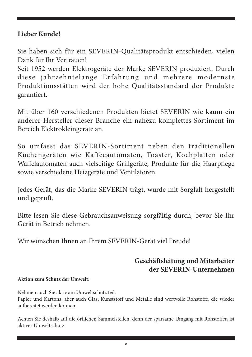 SEVERIN KS 9888 User Manual | Page 2 / 96