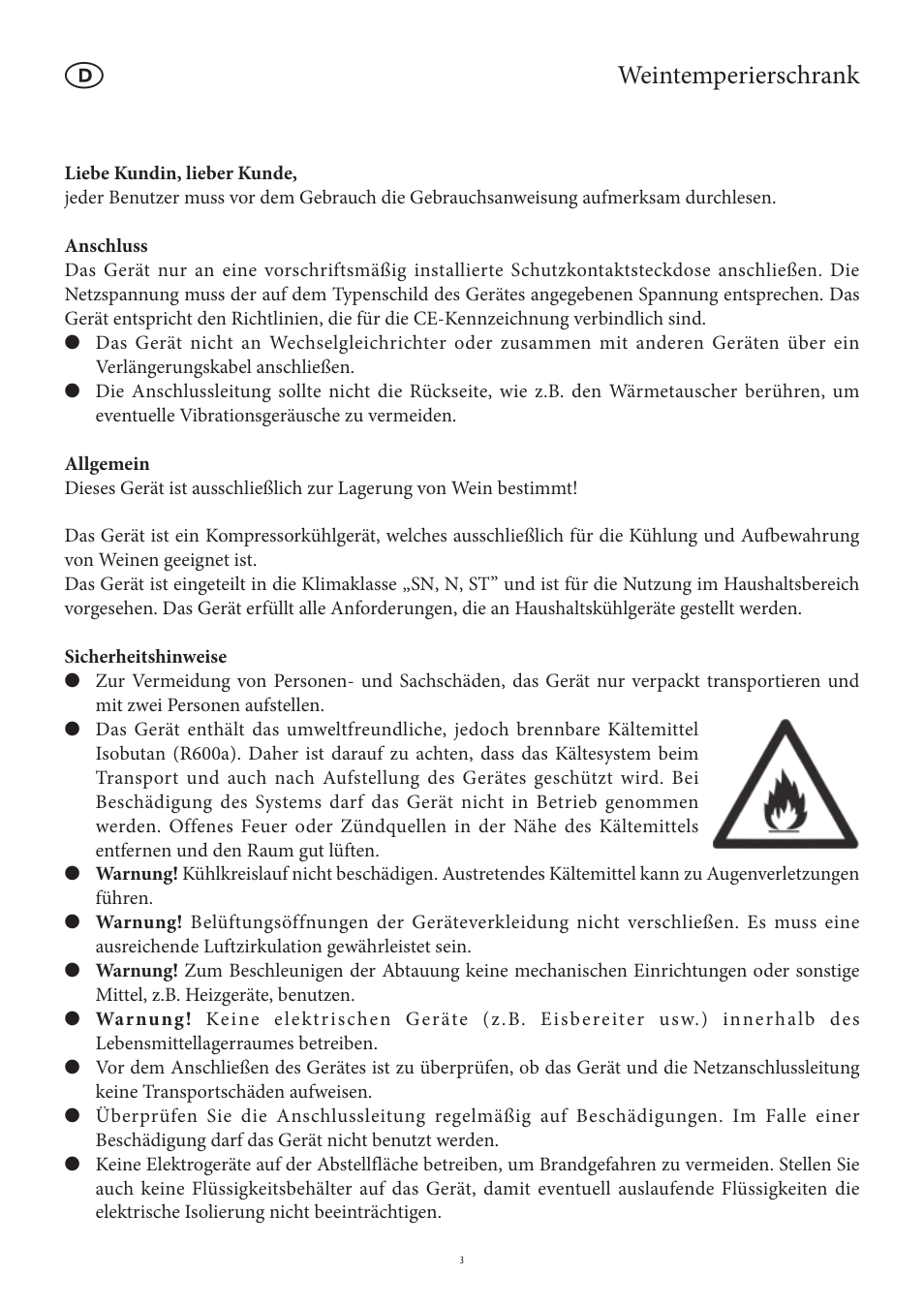 Weintemperierschrank | SEVERIN KS 9888 User Manual | Page 3 / 96