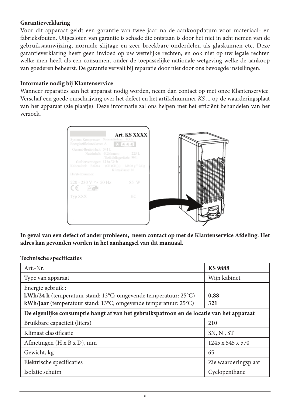 SEVERIN KS 9888 User Manual | Page 31 / 96