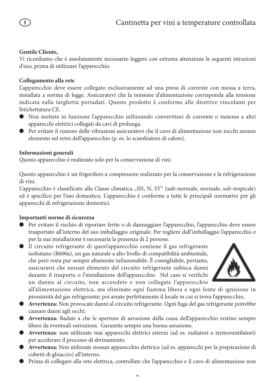 Cantinetta per vini a temperature controllata | SEVERIN KS 9888 User Manual | Page 40 / 96