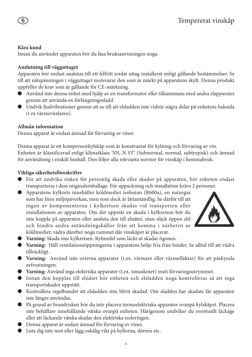 Tempererat vinskåp | SEVERIN KS 9888 User Manual | Page 55 / 96
