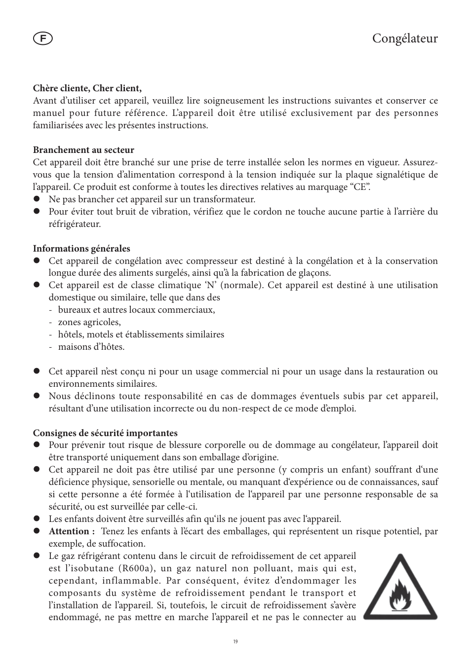 Congélateur | SEVERIN KS 9807 User Manual | Page 19 / 104