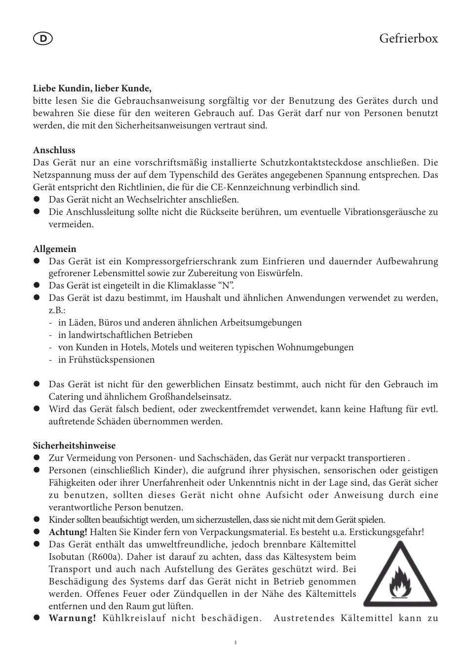 Gefrierbox | SEVERIN KS 9807 User Manual | Page 3 / 104