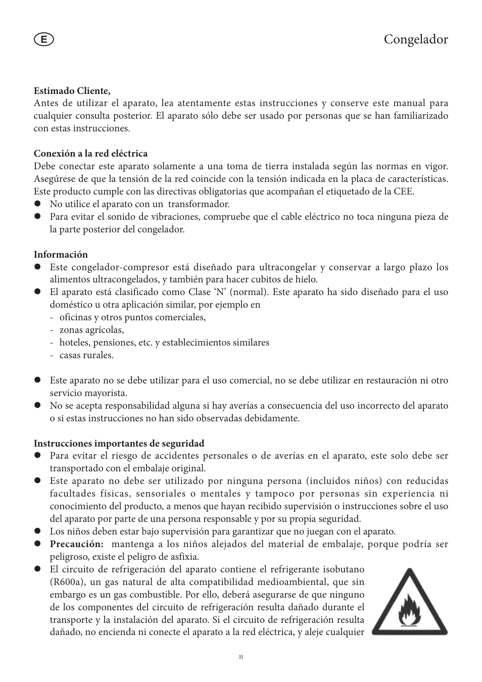 Congelador | SEVERIN KS 9807 User Manual | Page 35 / 104