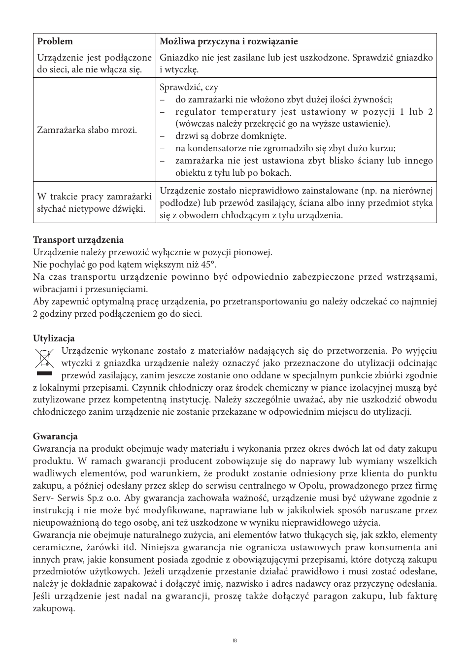SEVERIN KS 9807 User Manual | Page 83 / 104