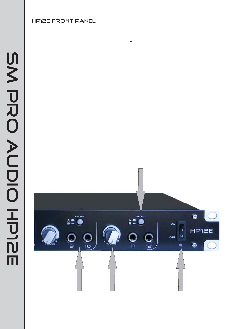 Sm pro audio hp12e | SM Pro Audio HP12E: 12 channel headphone amplifier User Manual | Page 5 / 8