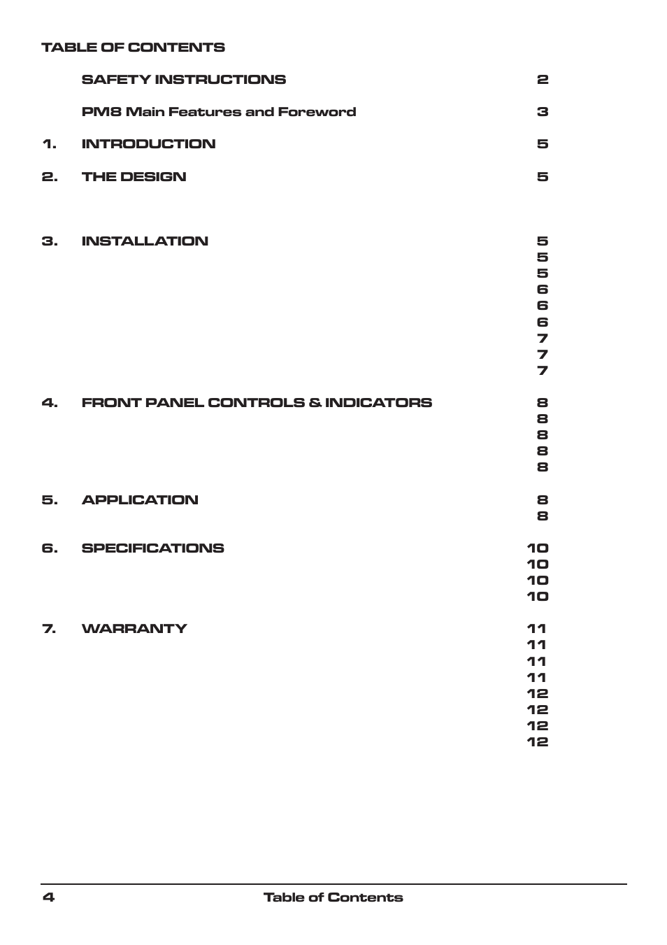 SM Pro Audio PM8: Passive 8 channel summing box User Manual | Page 4 / 13
