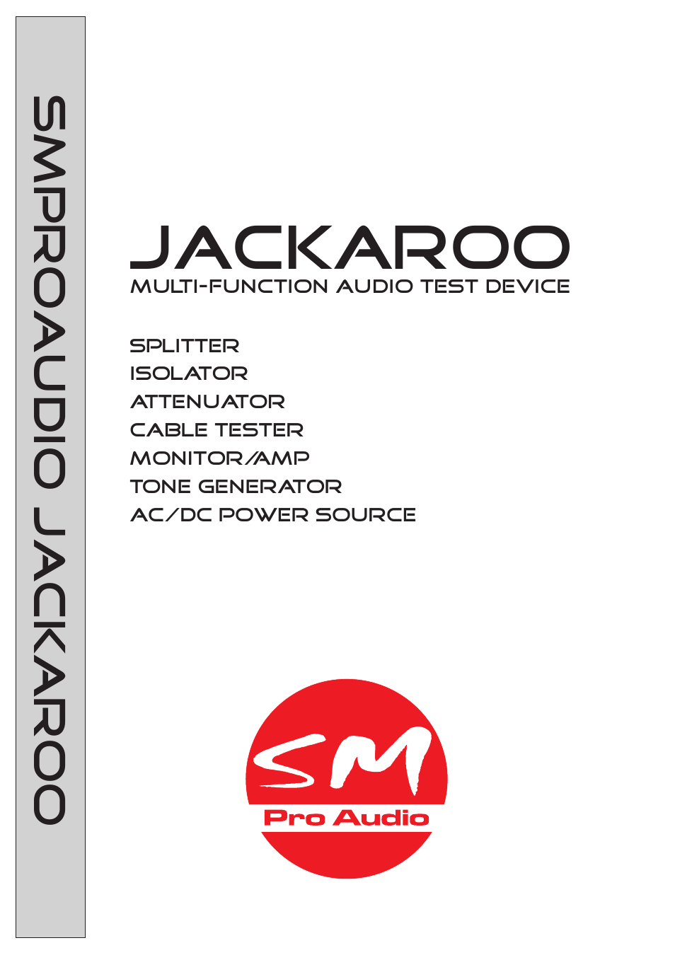 SM Pro Audio Jackaroo: The-Test-Everything-Unit User Manual | 14 pages