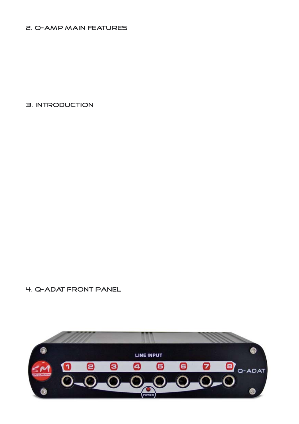 SM Pro Audio Q-ADAT: Analog to ADAT Converter User Manual | Page 4 / 9