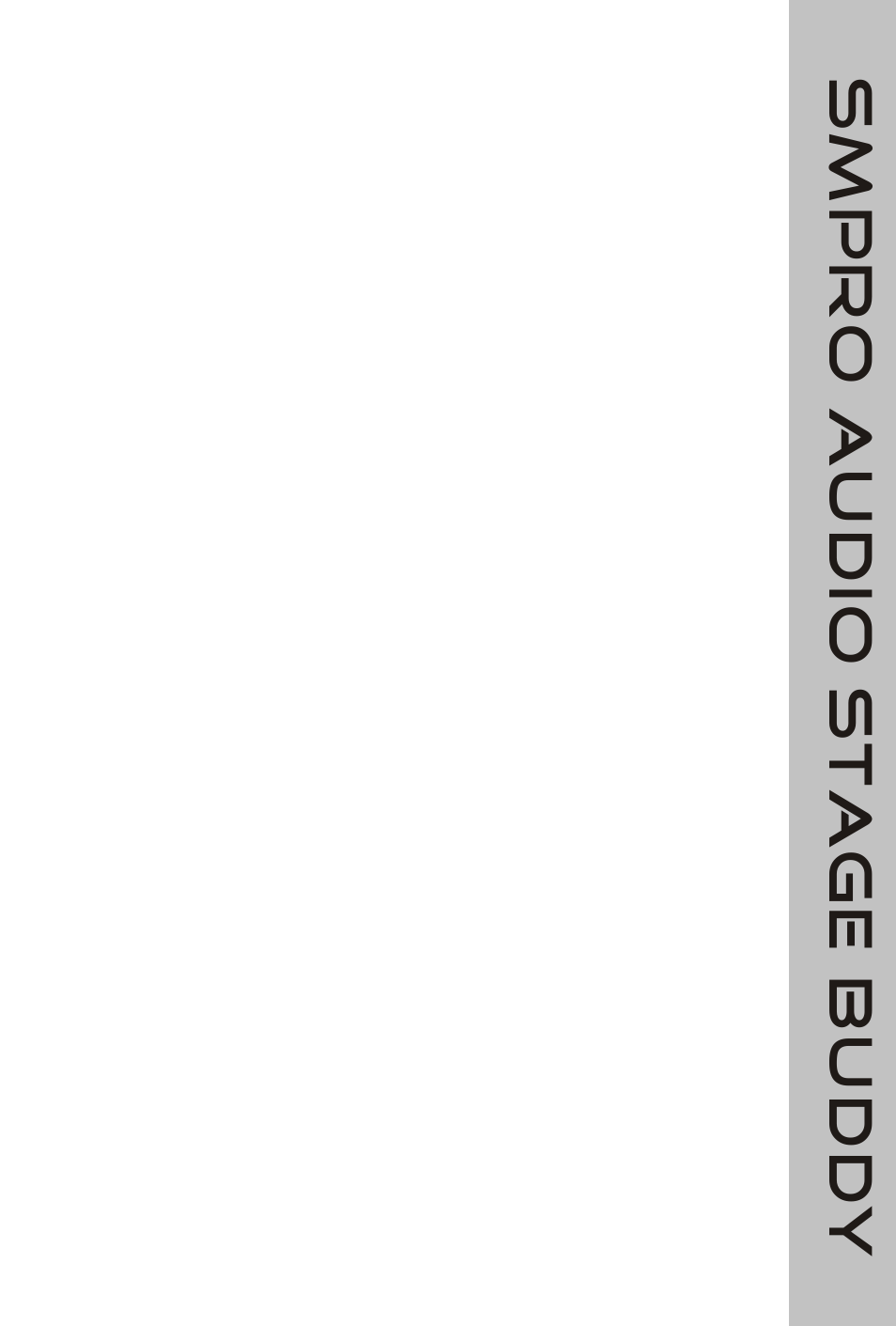 Stagebuddy14 | SM Pro Audio Stage Buddy: Personal Monitoring System User Manual | Page 14 / 14