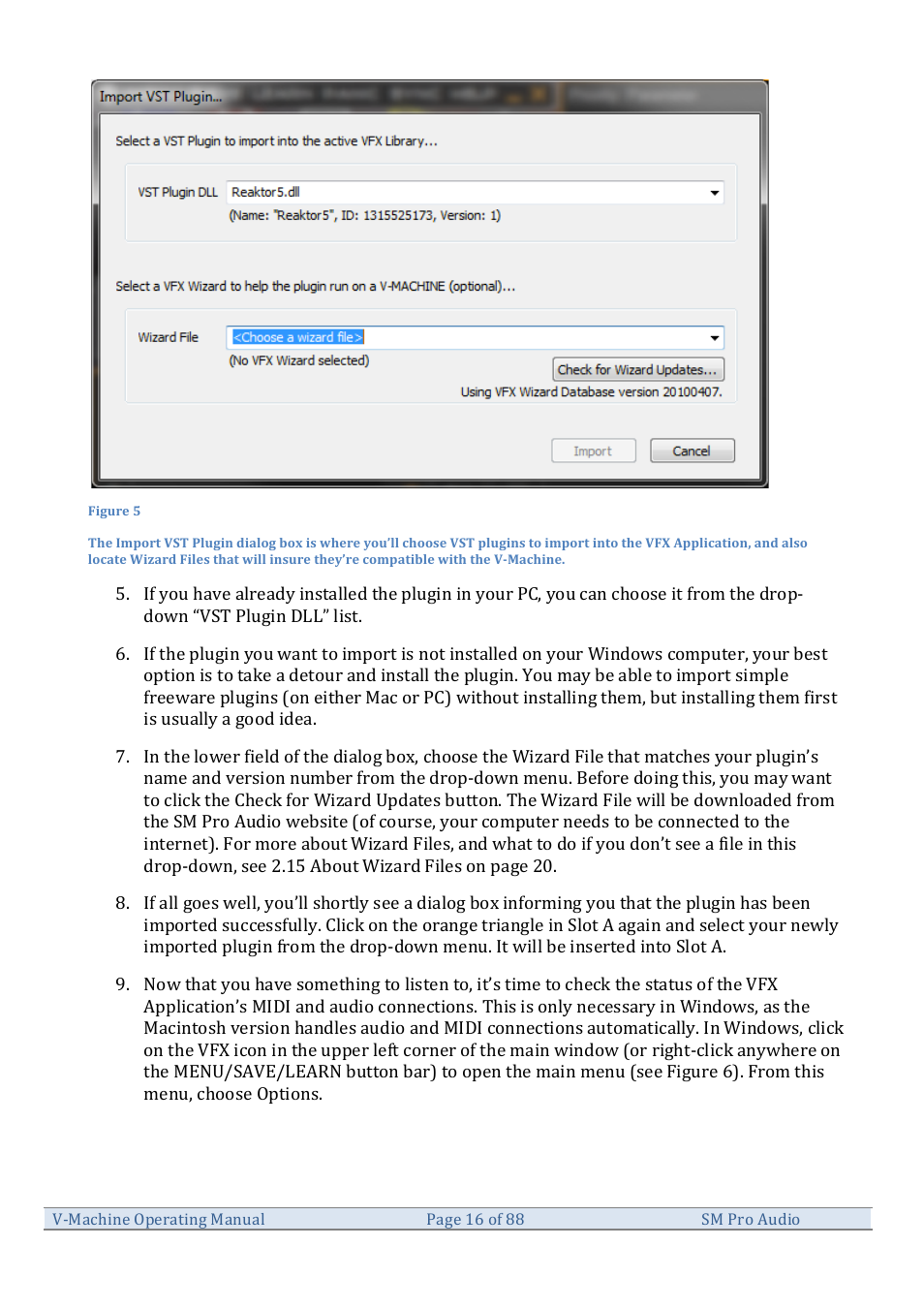 SM Pro Audio V-Machines User Manual | Page 16 / 88