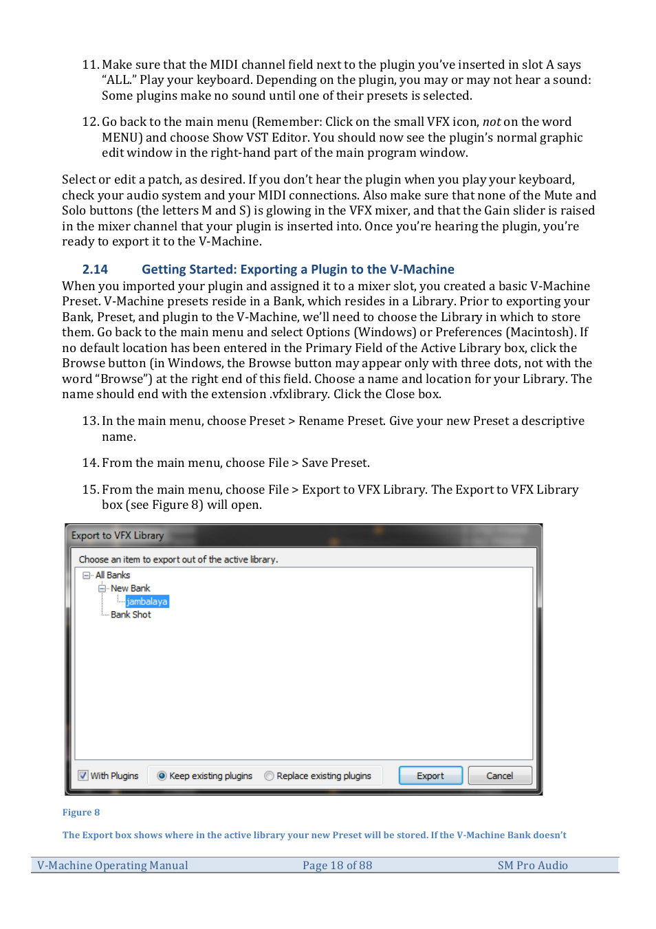 SM Pro Audio V-Machines User Manual | Page 18 / 88