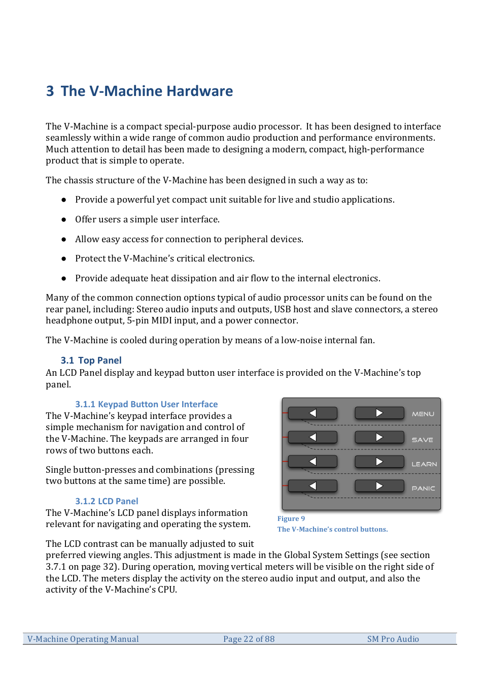 3 the v-­‐machine hardware | SM Pro Audio V-Machines User Manual | Page 22 / 88