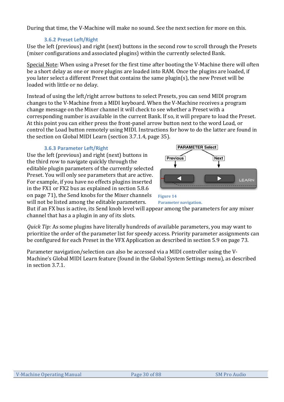 SM Pro Audio V-Machines User Manual | Page 30 / 88
