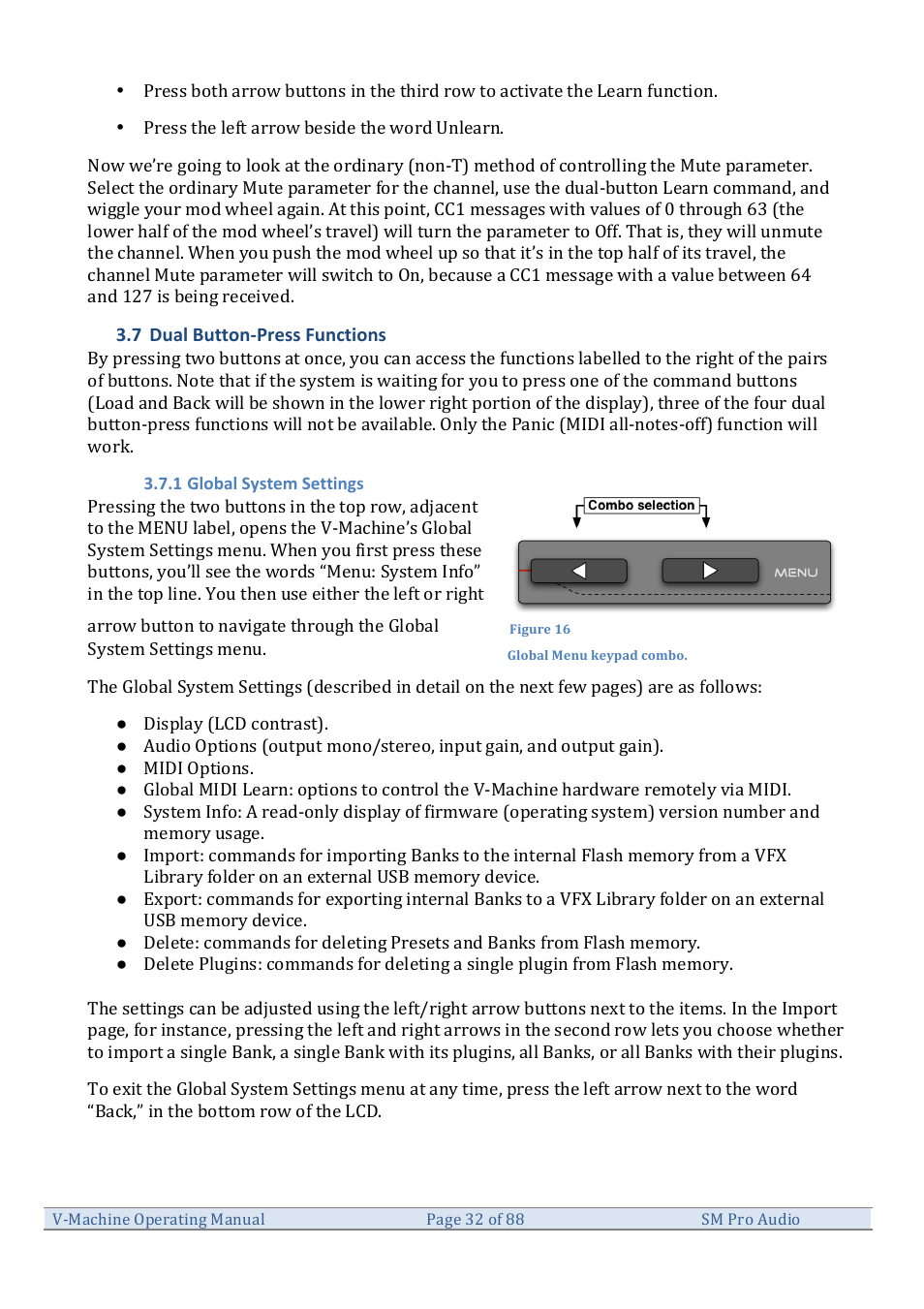 SM Pro Audio V-Machines User Manual | Page 32 / 88