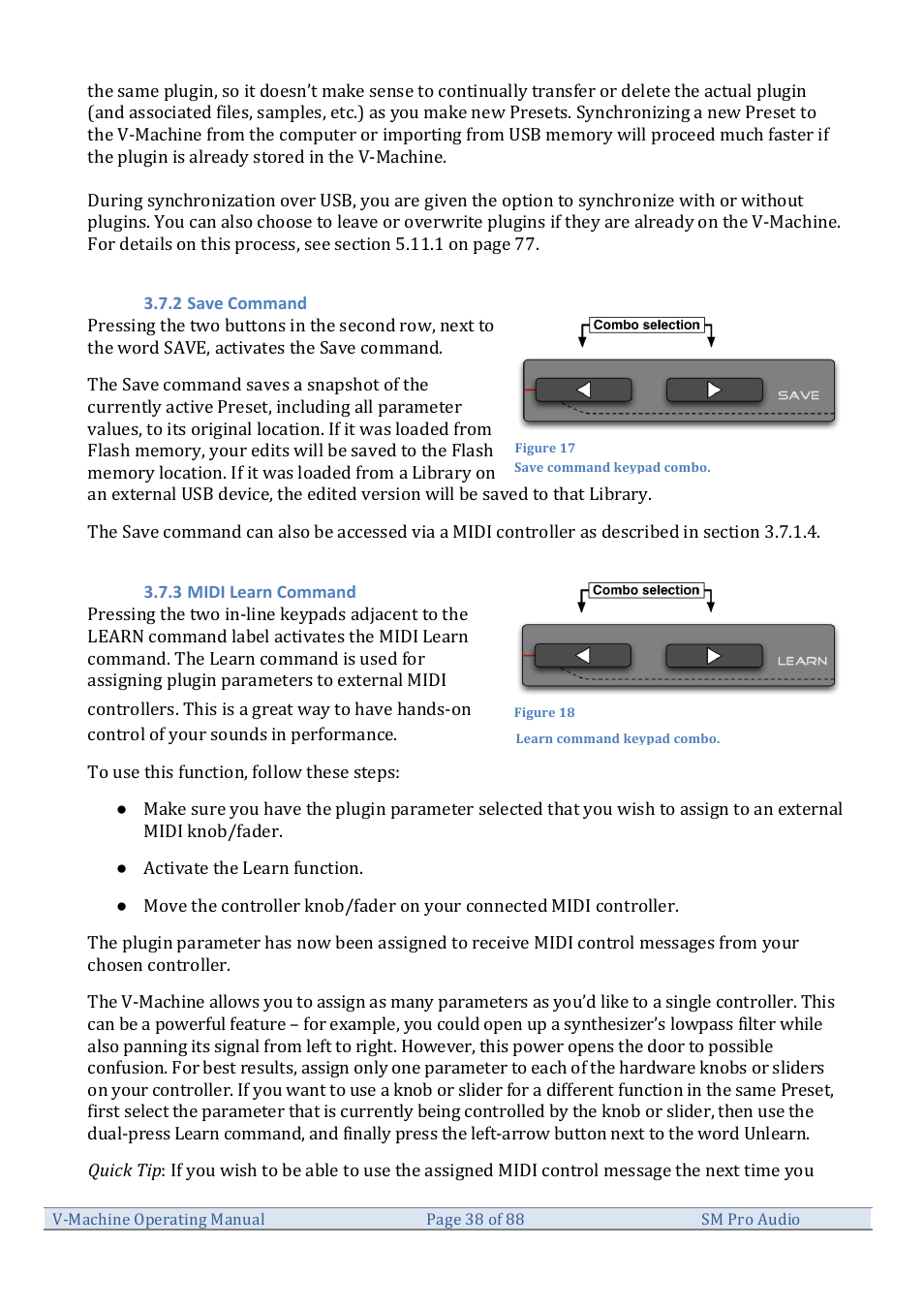 SM Pro Audio V-Machines User Manual | Page 38 / 88