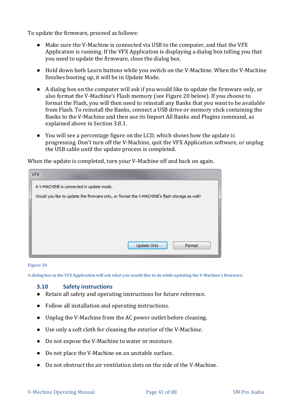 SM Pro Audio V-Machines User Manual | Page 41 / 88