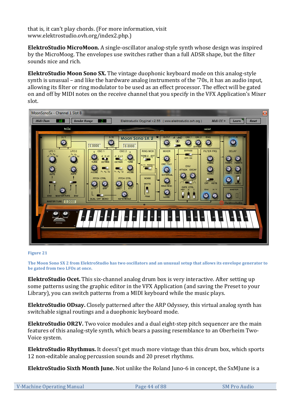 SM Pro Audio V-Machines User Manual | Page 44 / 88