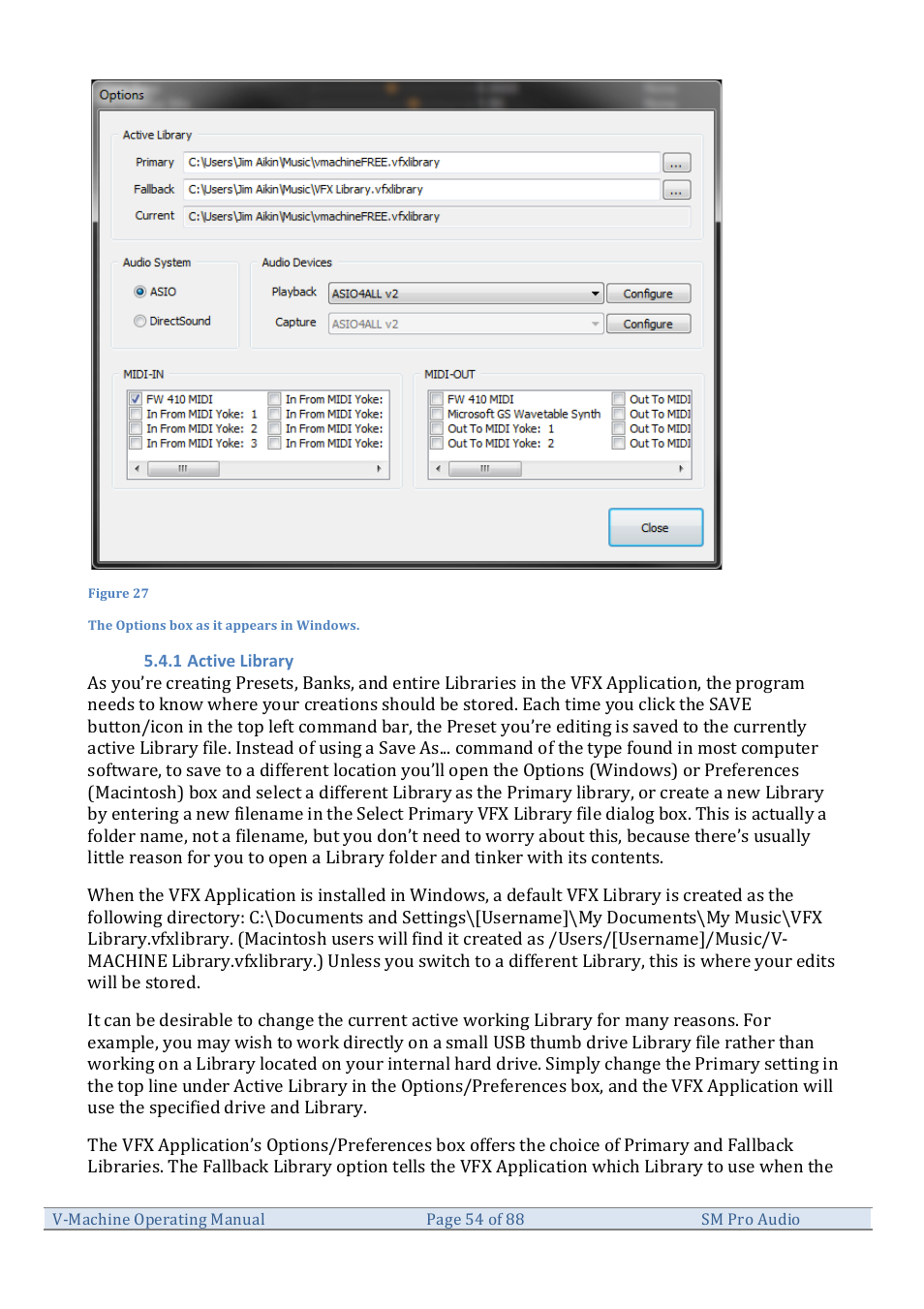 SM Pro Audio V-Machines User Manual | Page 54 / 88