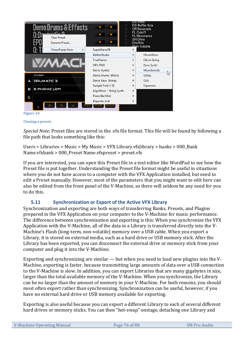 SM Pro Audio V-Machines User Manual | Page 76 / 88